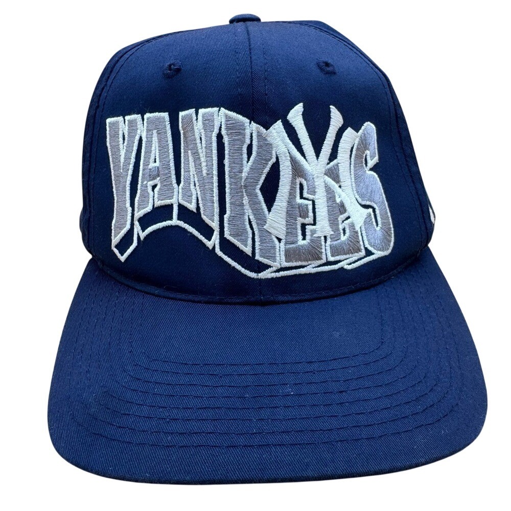 Rare Vintage 90s New York Yankees SnapBack Blue‎ Cap, Streetwear Classic, VGUC